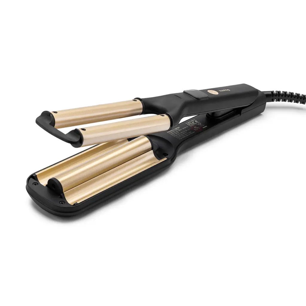 HUSLOG Adjustable hair waver WaveGlow black and gold