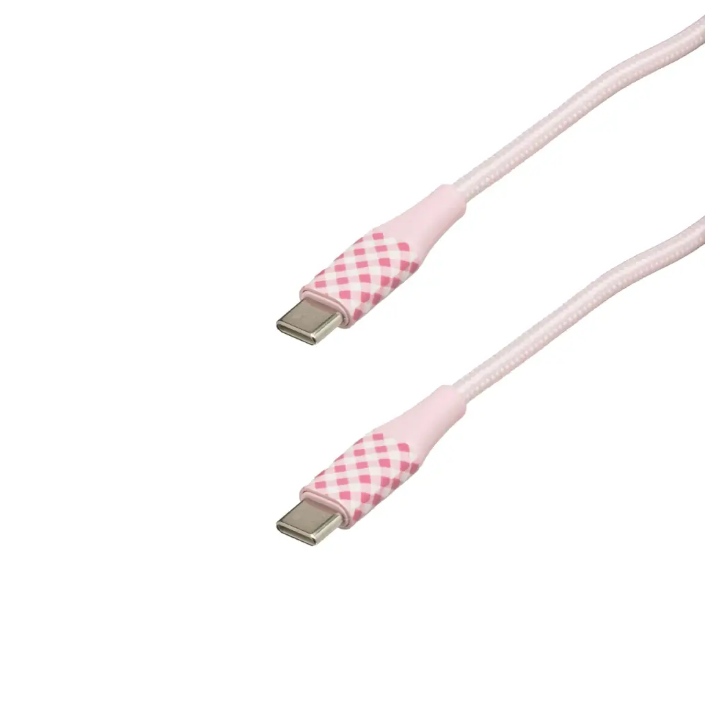 Pusheen przewód USB-C -USB-C EL-200456 różowy