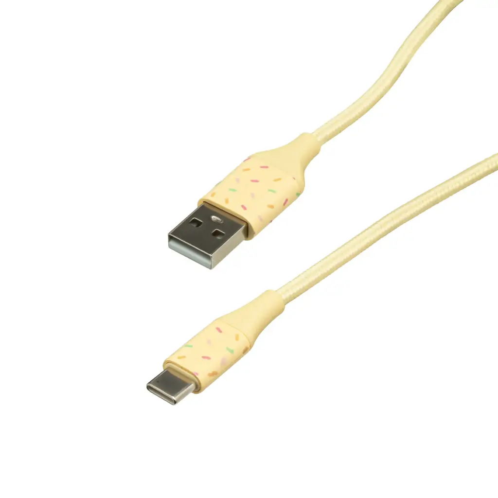 Pusheen USB-A- USB-C cable EL-200956 yellow