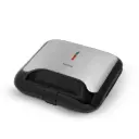 HUSLOG Opiekacz do kanapek grill 750W GentleBite srebrny