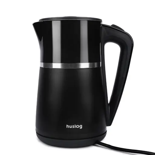 [KAT00124] HUSLOG Czajnik elektryczny double-wall 1,7L HeatShell czarny
