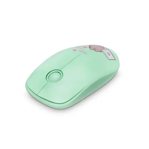 [BIE003789] Pusheen mysz bezprzewodowa EMX-210256 zielona
