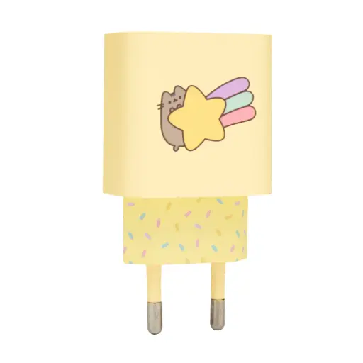 [BIE003793] Pusheen ładowarka EMX-210656 żółta