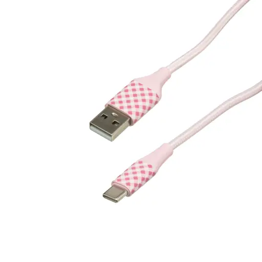 [BIE003800] Pusheen USB-A- USB-C cable EL-200756 pink