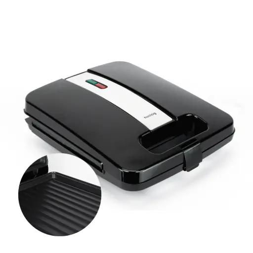 [OWN000089] HUSLOG Opiekacz do kanapek grill 1400W TastyBite czarny