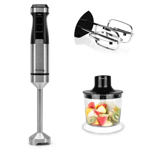 [OWN000124] HUSLOG Hand blender 1500W BlendPlus black and silver