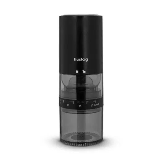 [OWN000142] HUSLOG Cordless coffee grinder CoffeeCrush with window black