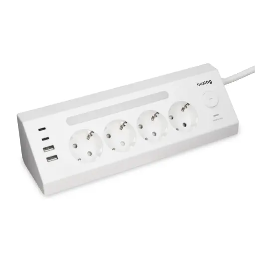 [OWN000185] HUSLOG Extension cable with LED PowerSharp white
