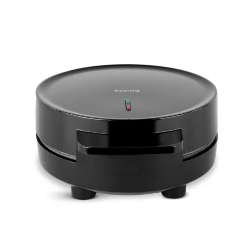 [OWN000201] HUSLOG Round waffle maker RoyalBite black