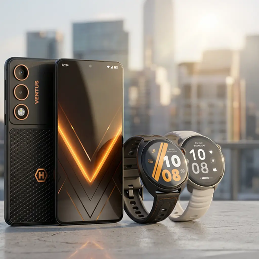 Seria Ventus - smartfon HAMMER VENTUS 5G, HAMMER WATCH VENTUS oraz HAMMER WATCH VENTUS PRO