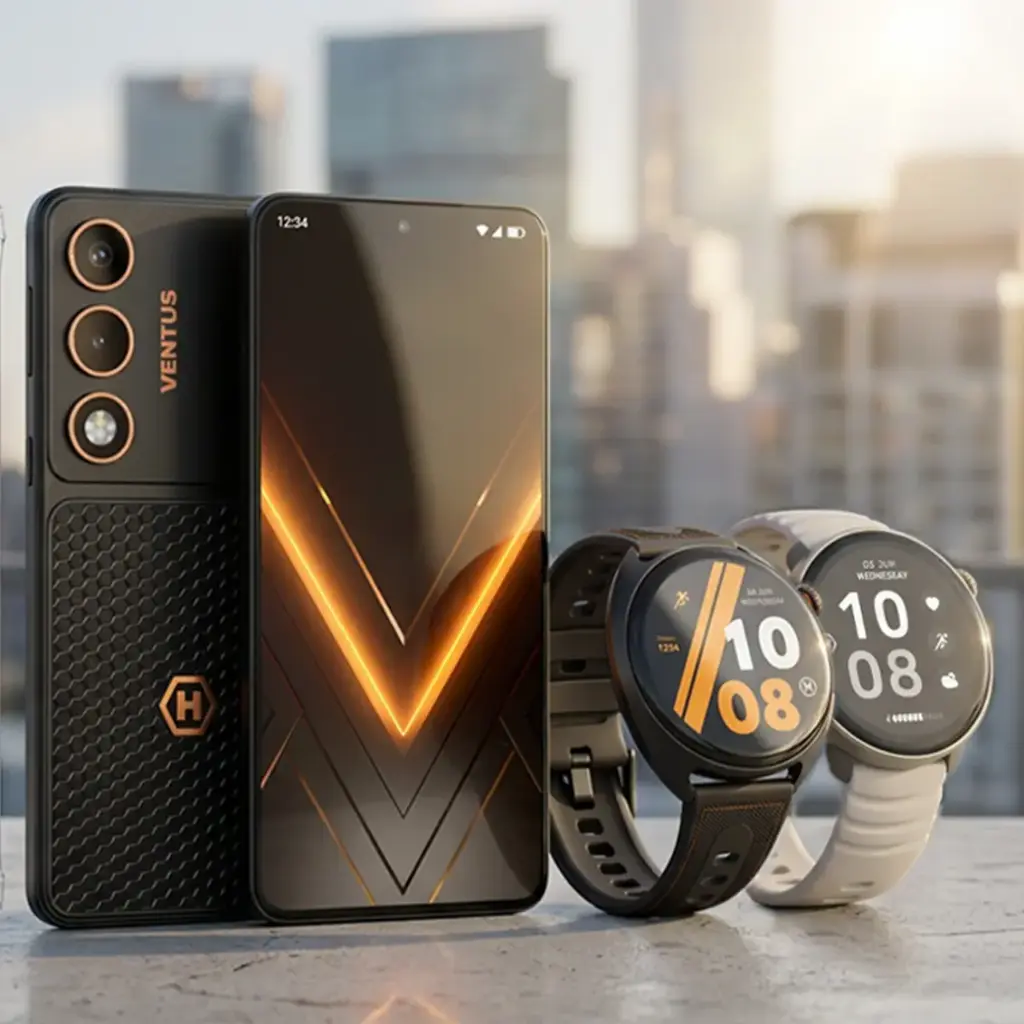 VENTUS Series: HAMMER VENTUS 5G Smartphone, HAMMER WATCH VENTUS, and HAMMER WATCH VENTUS PRO